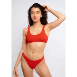 Banana MoonHaut de maillot de bain teen brassière sans armatures Orange Banana Moon- SCRUNCHY