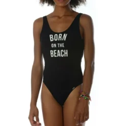 Banana MoonMaillot de bain une pièce sans armatures dos nu noir- Socaly