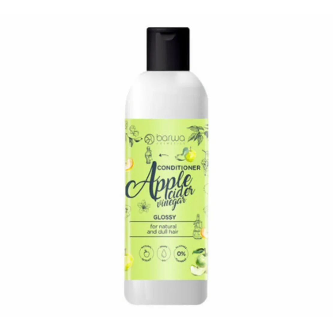 BarwaConditionneur régénérant au vinaigre de cidre cheveux naturels et ternes200 ml