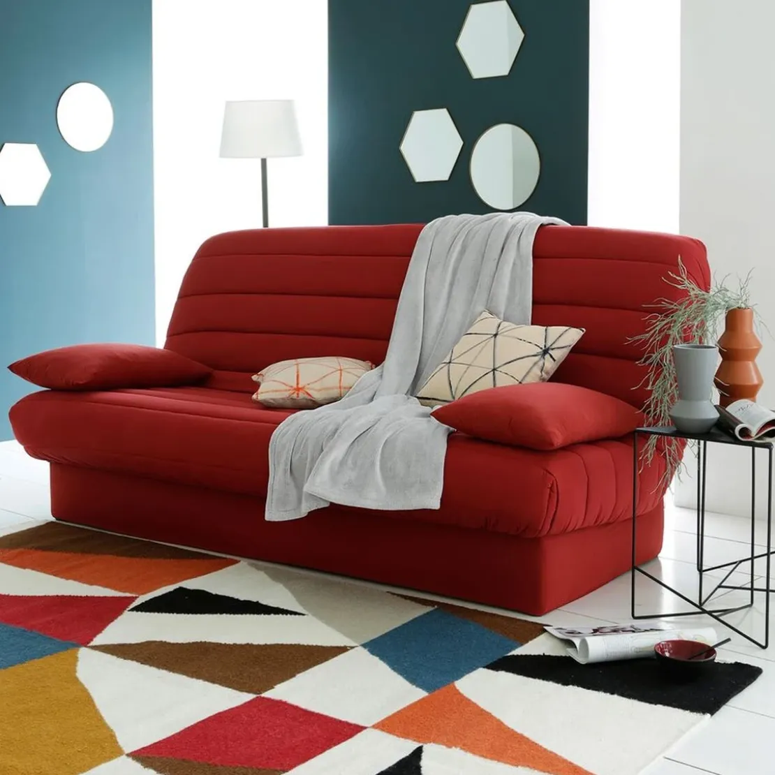 BecquetBande de socle pour clic-clac 47x30 SOLVEIG - Rouge Brique