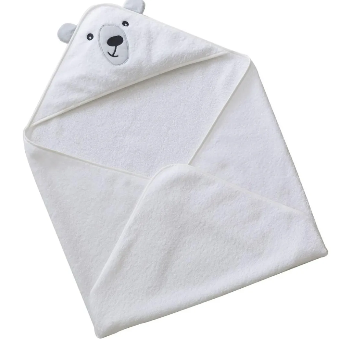 BecquetBavoir en Coton Blanc BABY