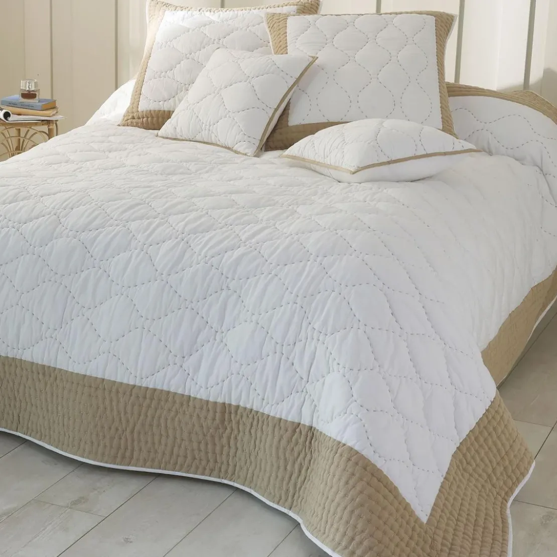BecquetBoutis en coton CLB.SEASEA - beige