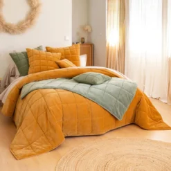 BecquetBoutis en coton jaune ocre - VALOU