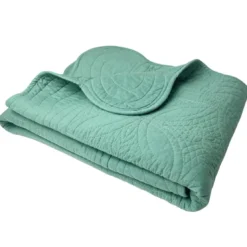 BecquetBoutis uni en coton BAILLARGUES vert
