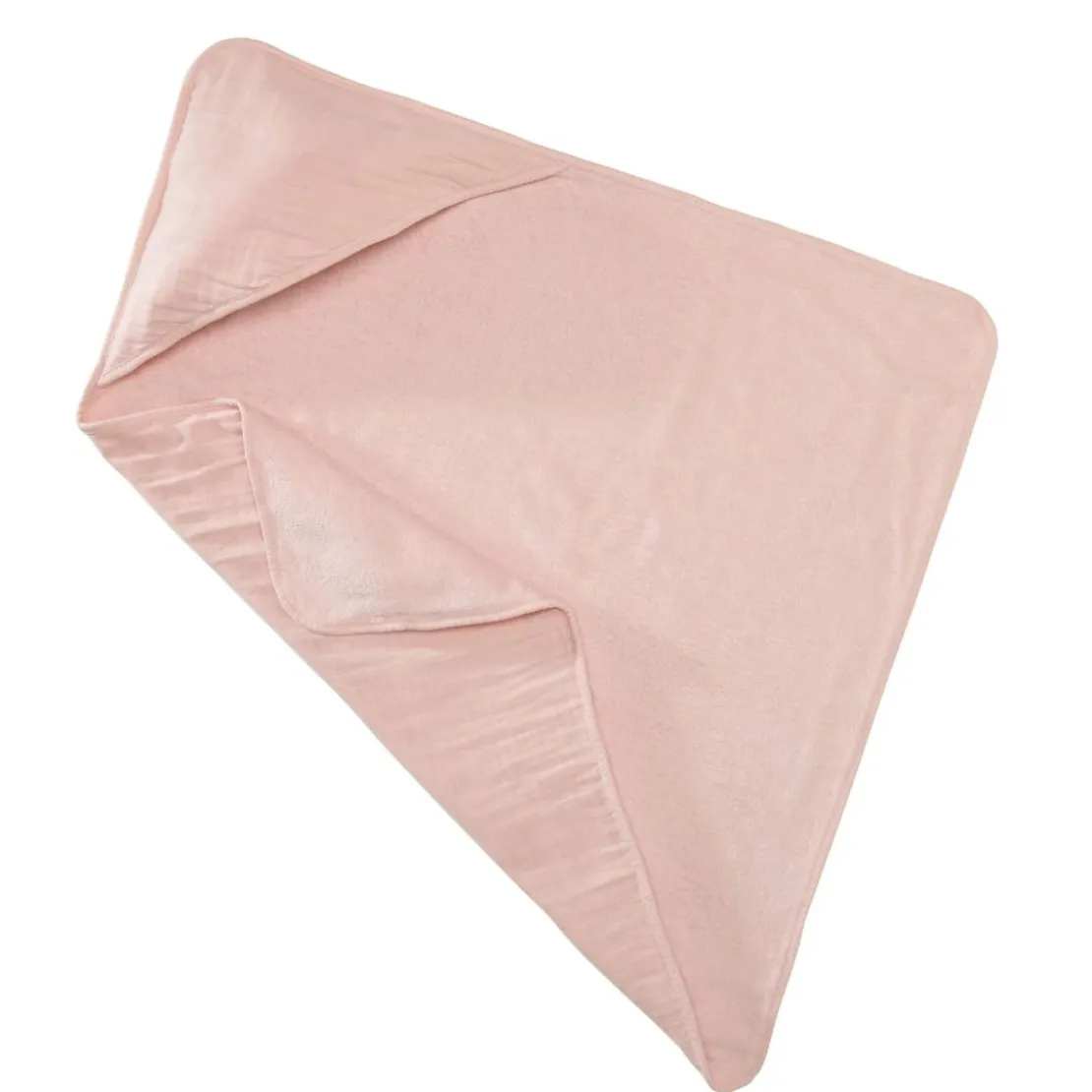 BecquetCape de bain bébé gaze de coton 75 x 75 cm GAZECAPE - rose