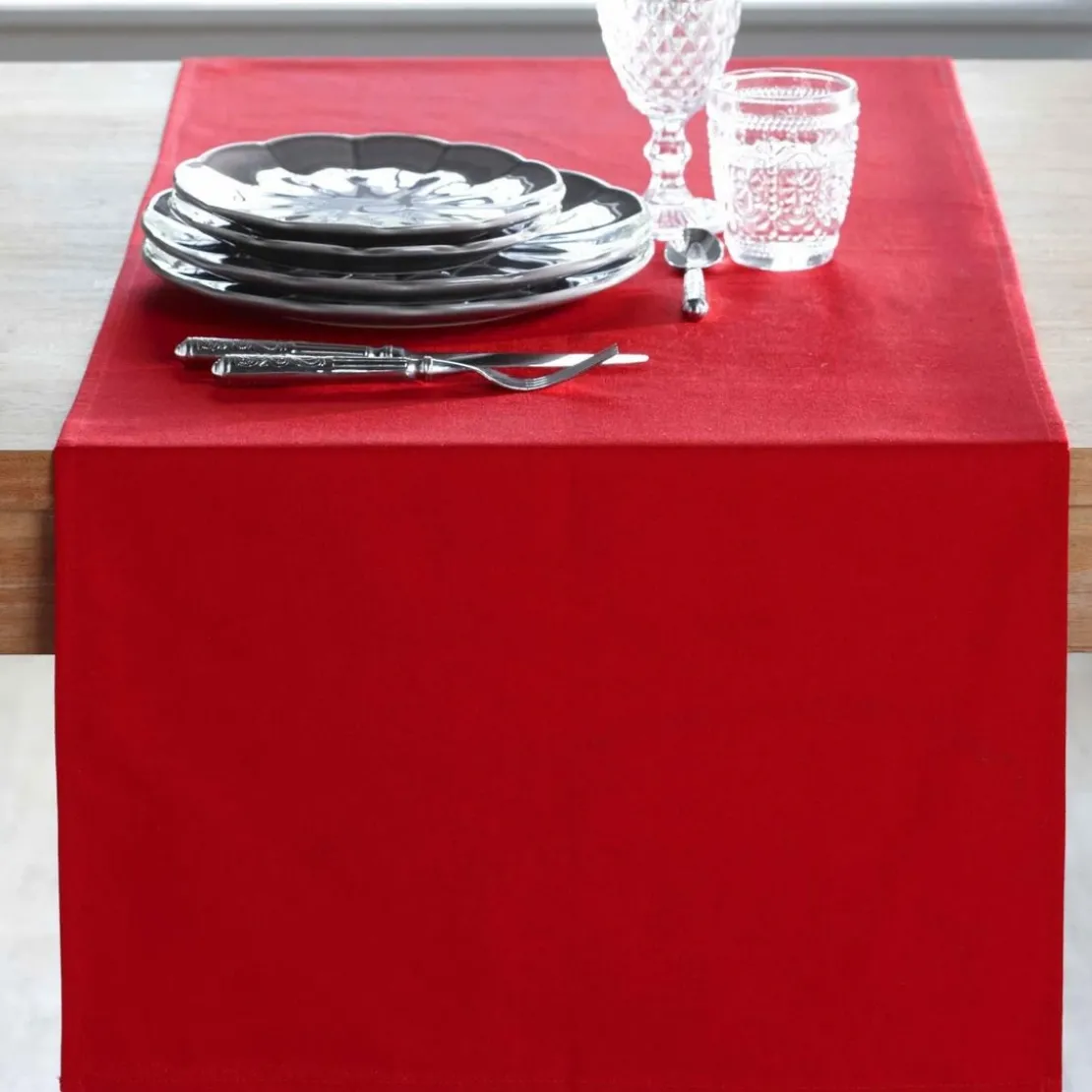 BecquetChemin de table CHEM.LONA - rouge