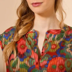 BecquetChemise de nuit en viscose SUNNY CHEM - multicolore