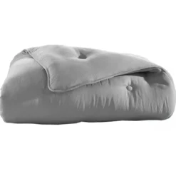 BecquetCouette chaude 400 g/m² Microfibre lavée gris - ZEPHYR