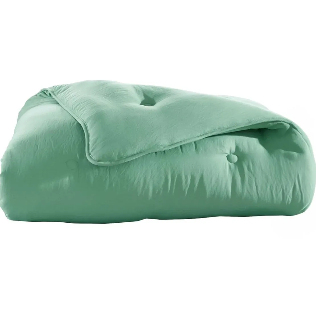 BecquetCouette chaude 400 g/m² Microfibre lavée vert céladon - ZEPHYR