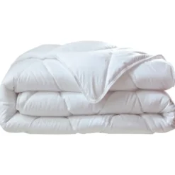 BecquetCouette Cool Fit tempérée 350 g/m² blanche unie antitranspiration