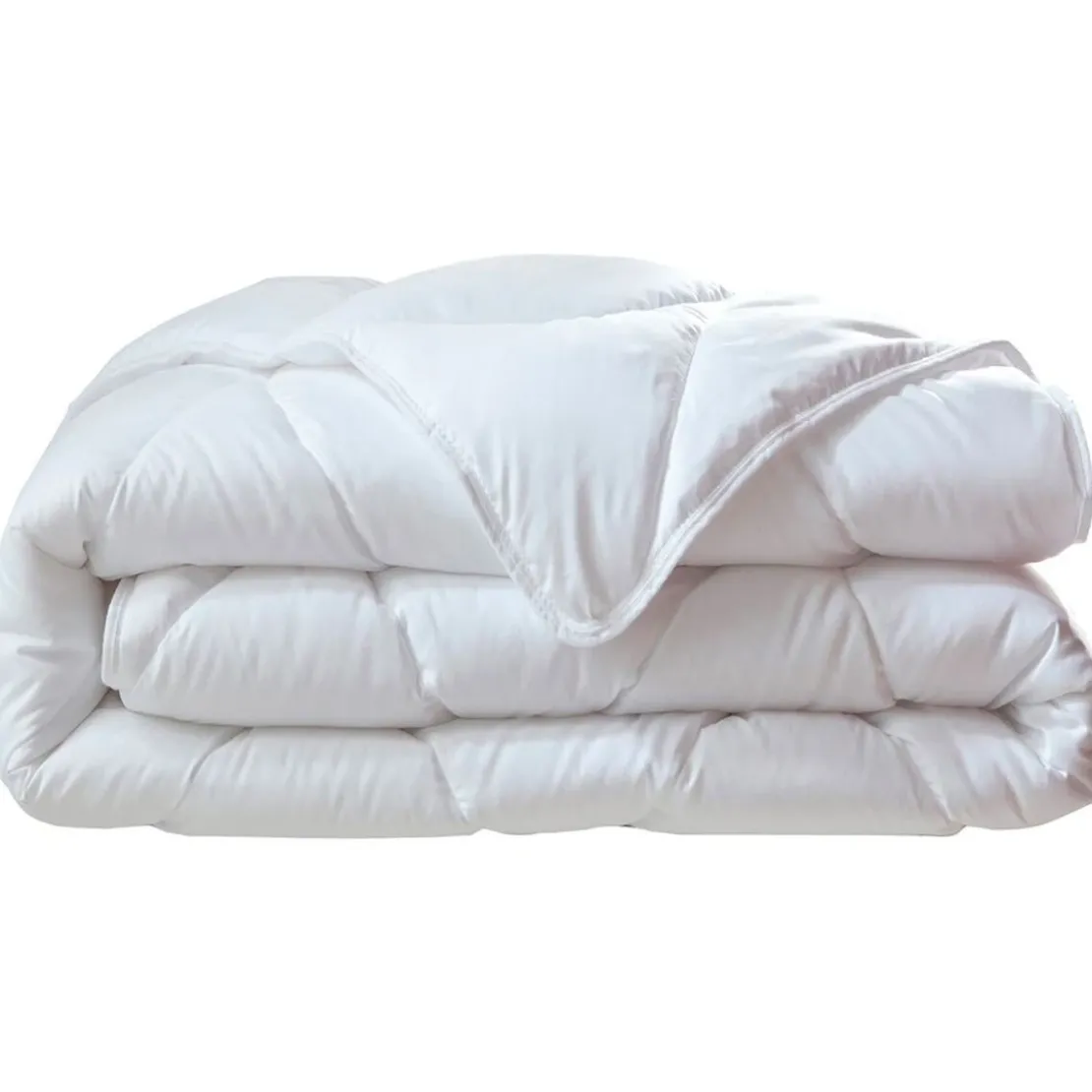 BecquetCouette Cool Fit tempérée 350 g/m² blanche unie antitranspiration