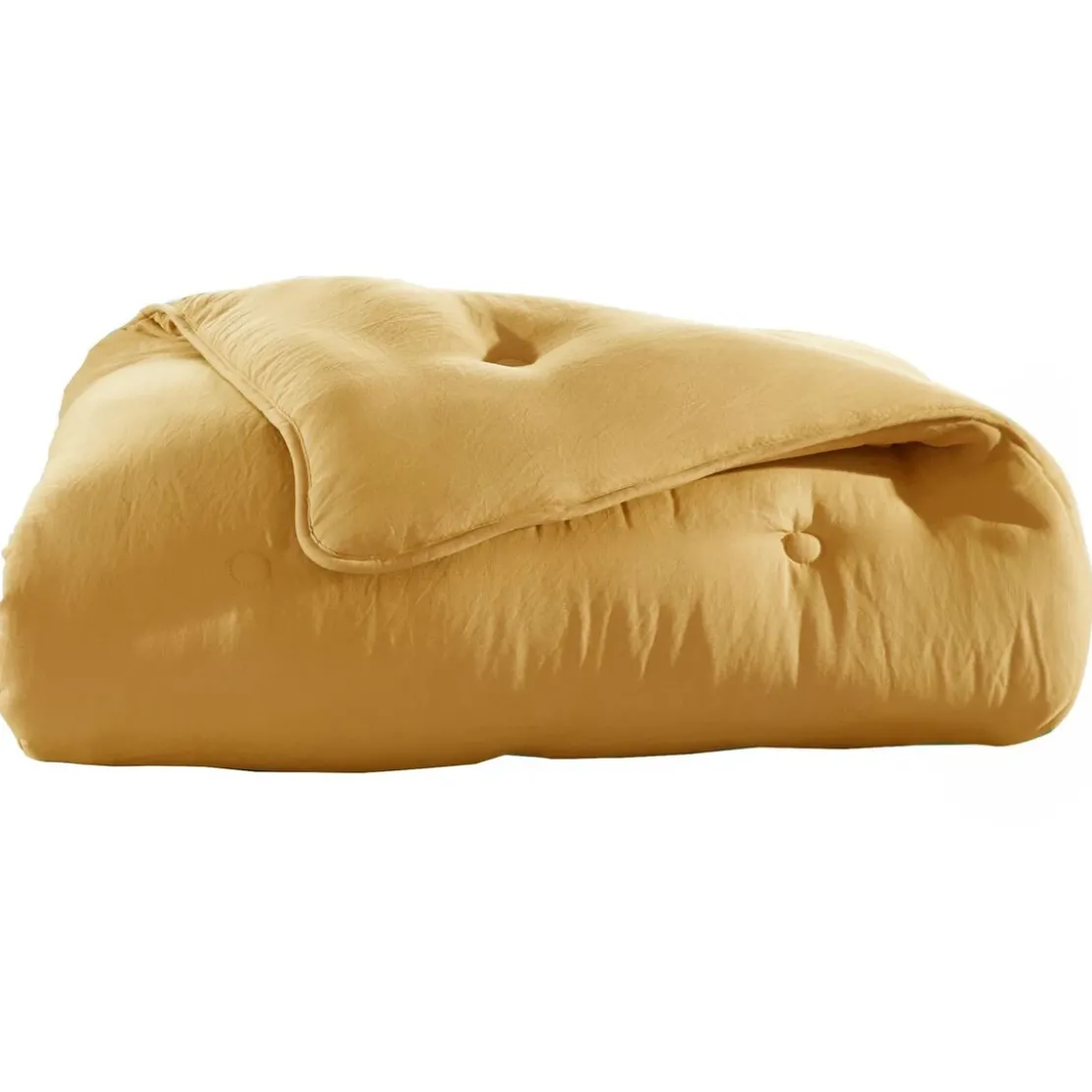 BecquetCouette légère 200 g/m² Microfibre lavée jaune ocre - ZEPHYR