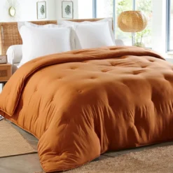 BecquetCouette légère 200 g/m² Microfibre lavée marron noisette - ZEPHYR