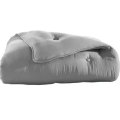 BecquetCouette légère 200 g/m² Microfibre lavée gris - ZEPHYR