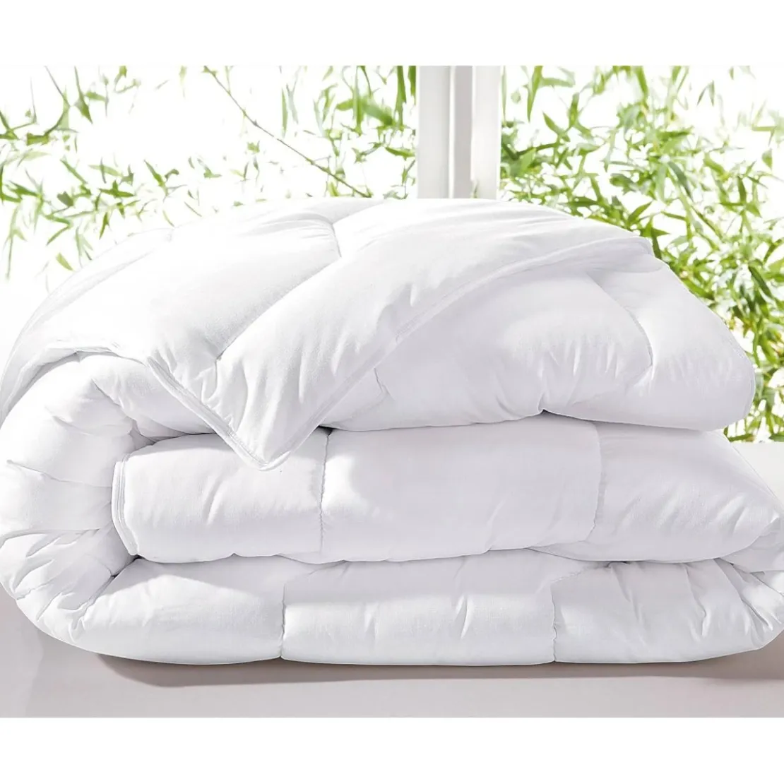 BecquetCouette LYOCELL légère 200 g/m² blanche unie antitranspiration