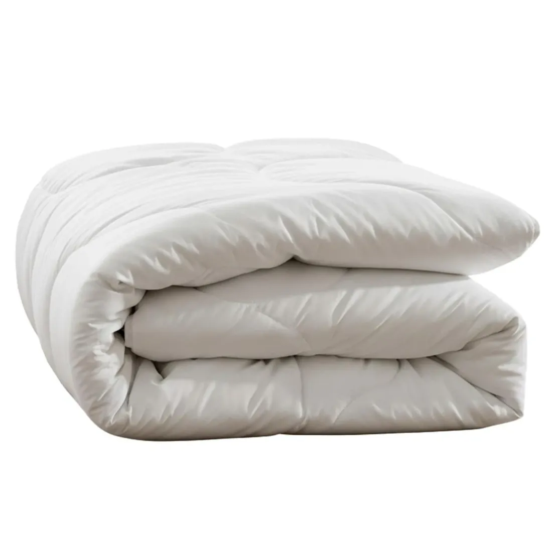 BecquetCouette tempérée 350 g/m² blanche unie en microfibre - DOUCEUR