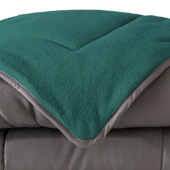 BecquetCouette très chaude 400g/m² gris moyen en microfibre - BICOLORE
