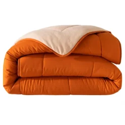 BecquetCouette 200x200 HEBE 400 g/m² orange en polyester