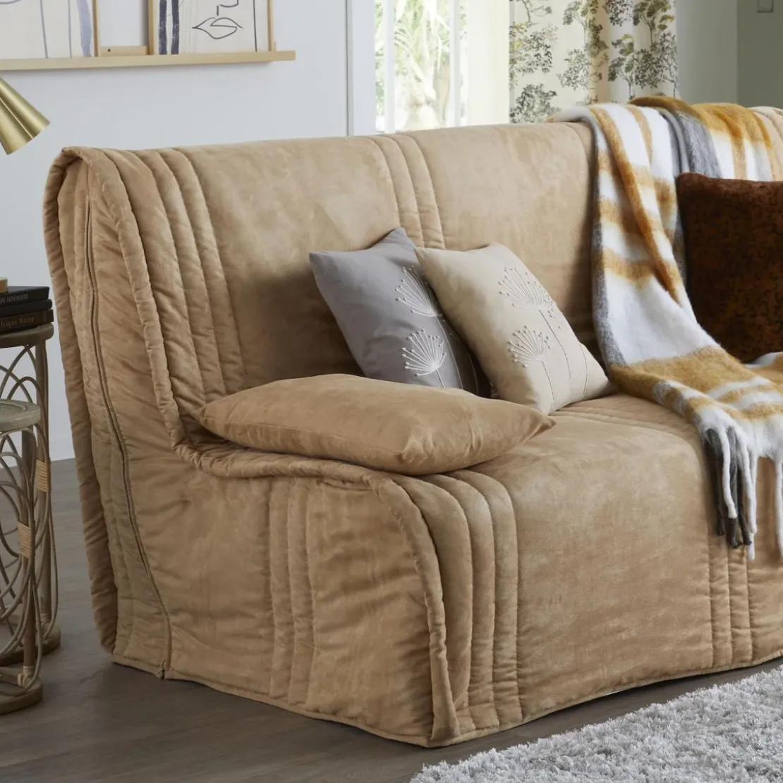 BecquetCoussin brodé LAYA - gris