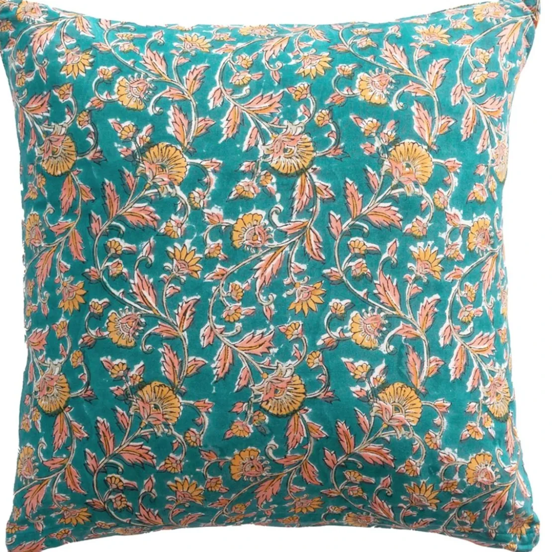 BecquetCoussin en coton bleu canard - INDI