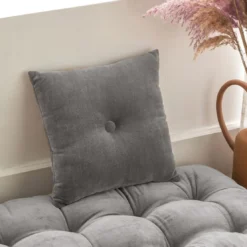 BecquetCoussin en coton gris - VELOURS CAPTON