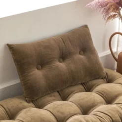 BecquetCoussin en coton marron glacé - VELOURS CAPTON