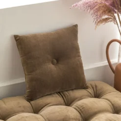 BecquetCoussin en coton marron glacé - VELOURS CAPTON