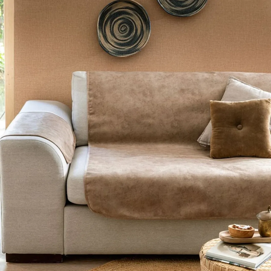 BecquetCoussin en coton marron glacé - VELOURS CAPTON