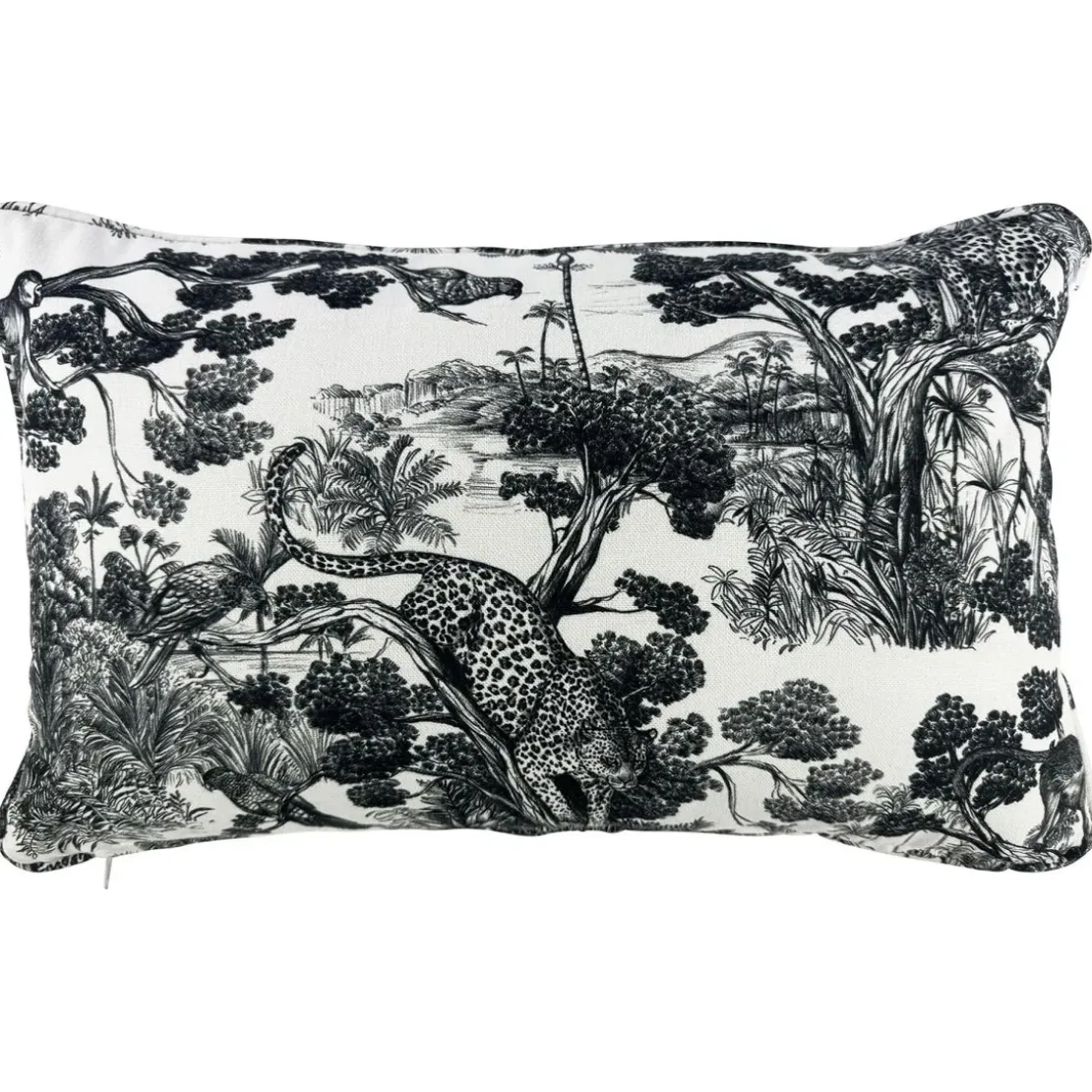 BecquetCoussin en coton noir - ANIMALIA