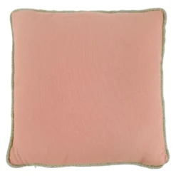 BecquetCoussin en coton recyclé rose poudré uni - CORDIA