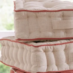 BecquetCoussin matelas capitonné beige- NITI
