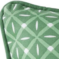 BecquetCoussin réversible en coton vert - GIENS