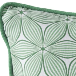 BecquetCoussin réversible en coton vert - GIENS