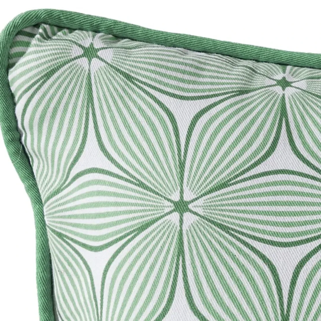 BecquetCoussin réversible en coton vert - GIENS