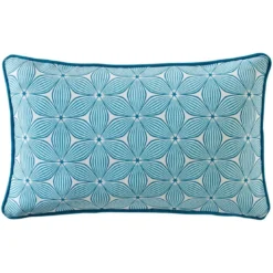 BecquetCoussin réversible en coton bleu - GIENS
