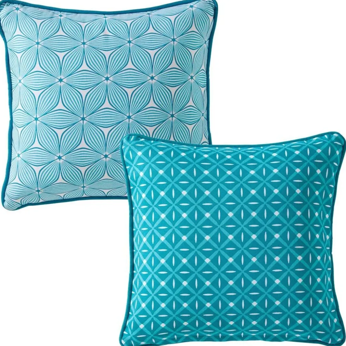 BecquetCoussin réversible en coton bleu - GIENS