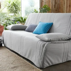 BecquetCoussin réversible en coton bleu - GIENS