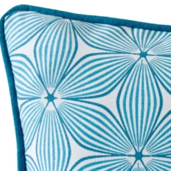 BecquetCoussin réversible en coton bleu - GIENS