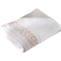 BecquetDrap de bain coton EP. HERBAL blanc craie