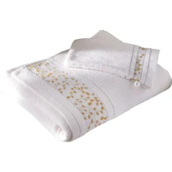 BecquetDrap de bain coton EP. HERBAL blanc craie
