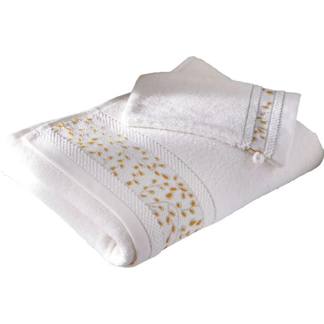BecquetDrap de bain coton EP. HERBAL blanc craie