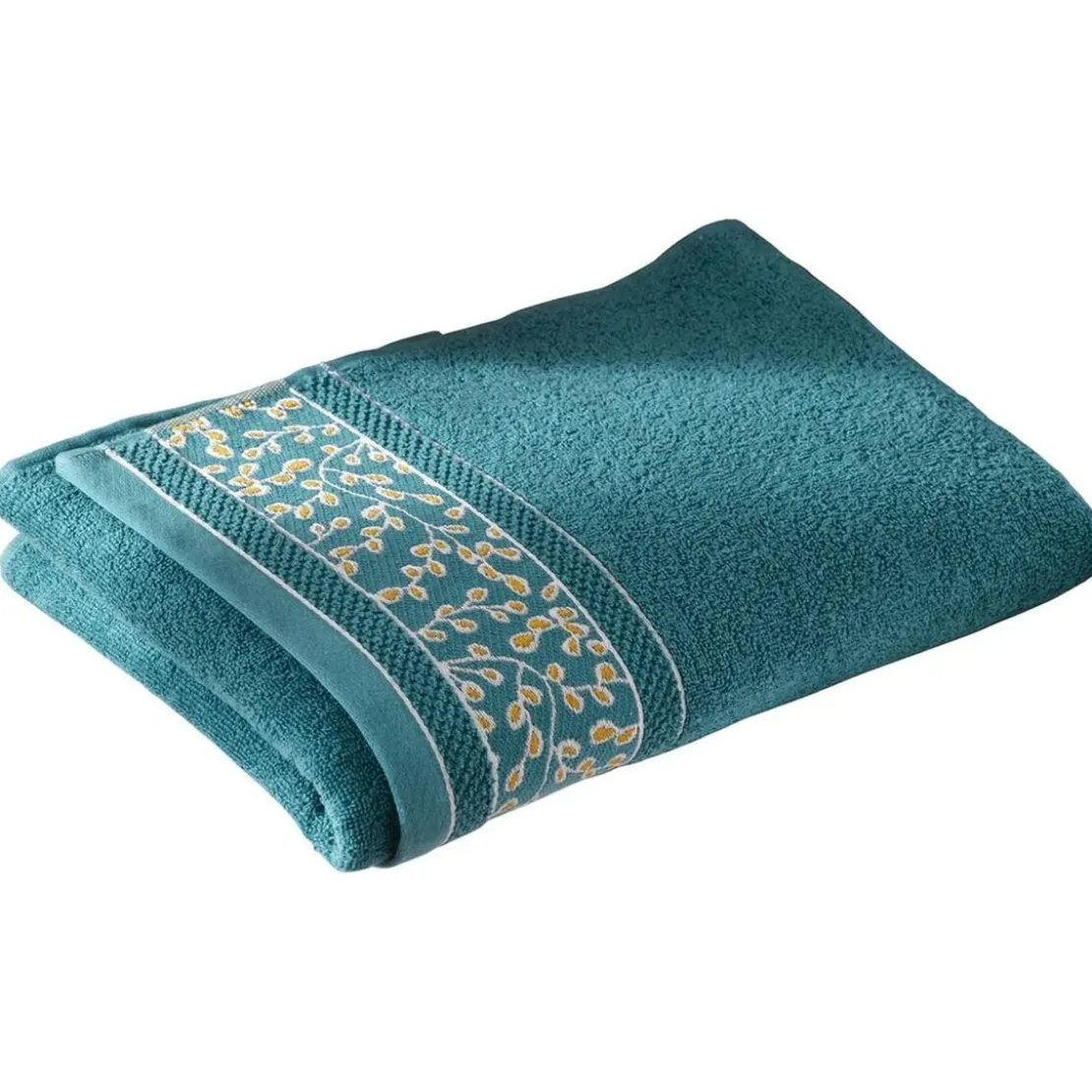 BecquetDrap de bain coton EP. HERBAL bleu canard