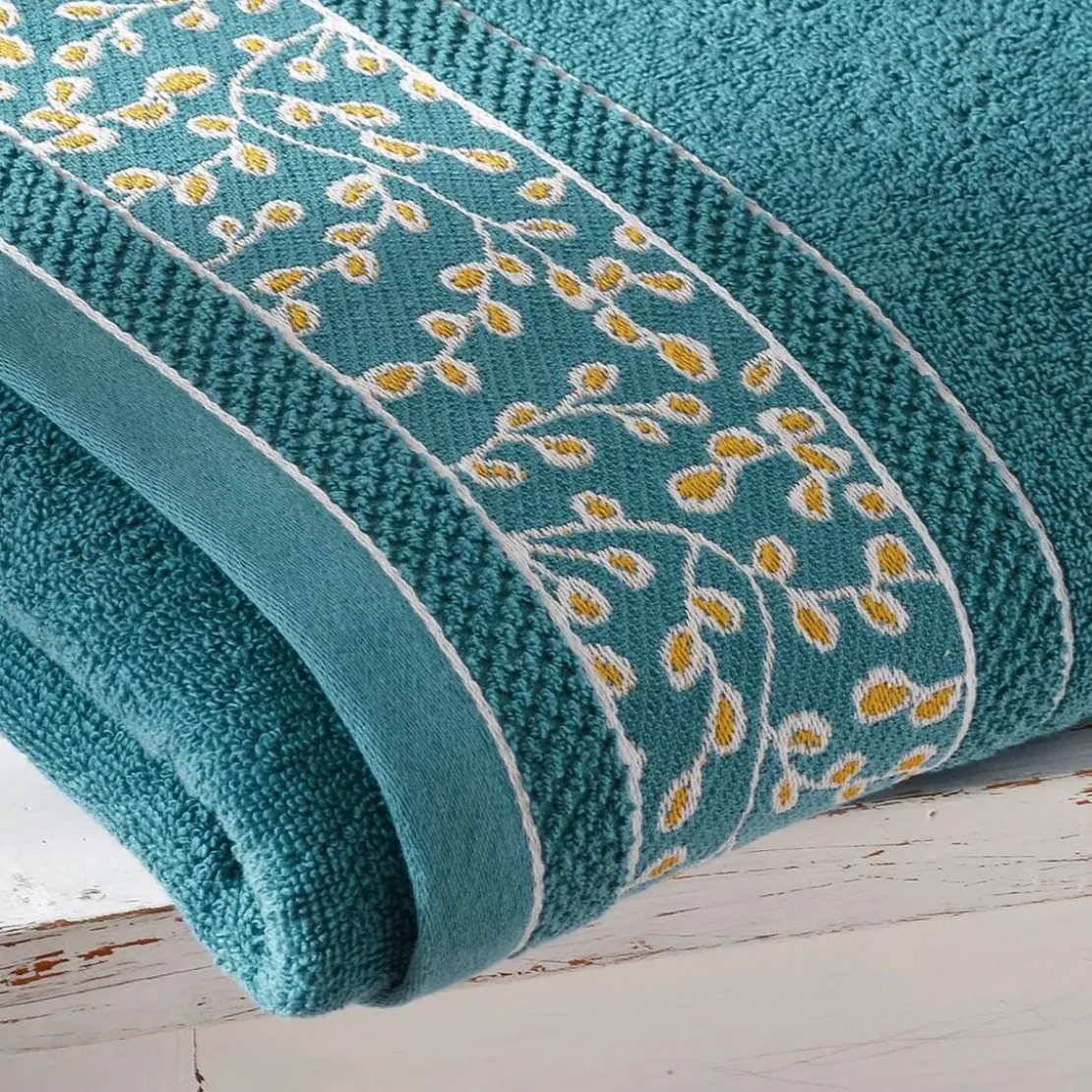 BecquetDrap de bain coton EP. HERBAL bleu canard