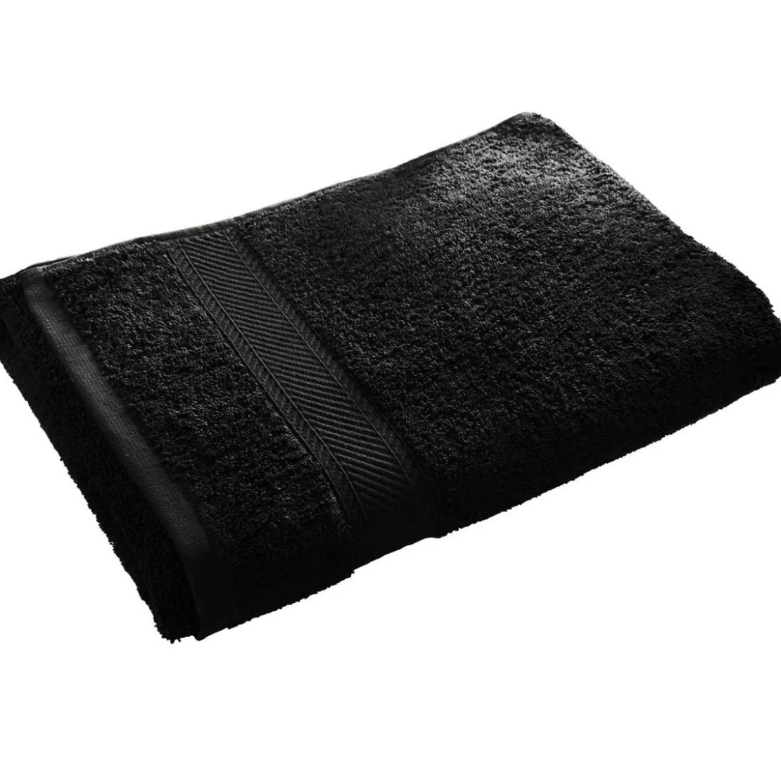 BecquetDrap de bain coton prélavé 420 g/m² CLAIRE - noir