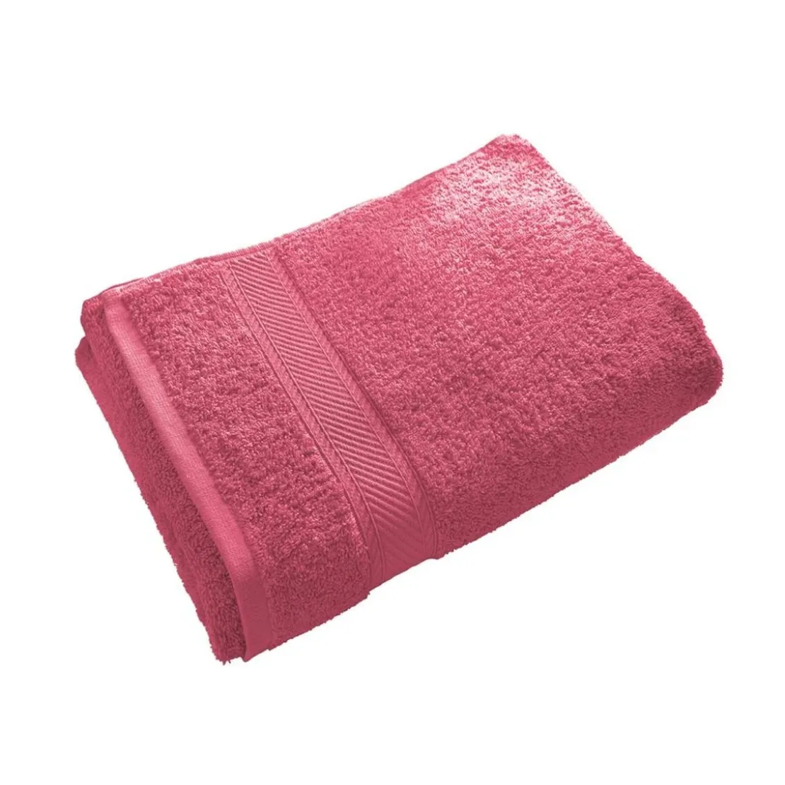 BecquetDrap de bain coton prélavé 420 g/m² CLAIRE - rose framboise