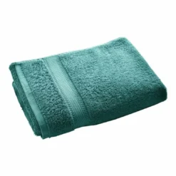 BecquetDrap de bain coton prélavé 420 g/m² CLAIRE - bleu paon