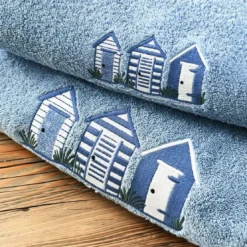 BecquetDrap de bain en coton 500 g/m² bleu tempête - CABANON