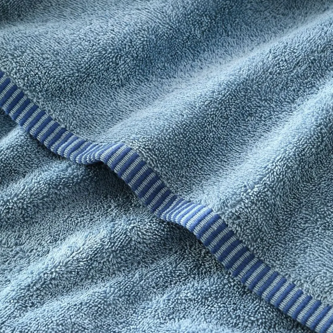 BecquetDrap de bain en coton 500 g/m² bleu tempête - CABANON