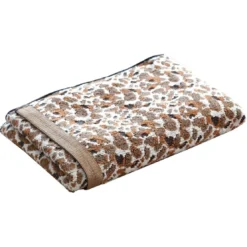 BecquetDrap de bain en coton 520 g/m² marron motif léopard - Collection EP. LEOPA