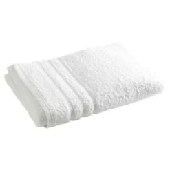BecquetDrap de bain et serviette de toilette en coton 470 g/m² blanc cassé - BANDESECHELLE